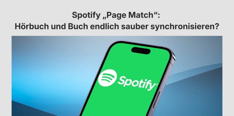 Spotify Page Match: Lesen und Hören verbinden – so soll es funktionieren