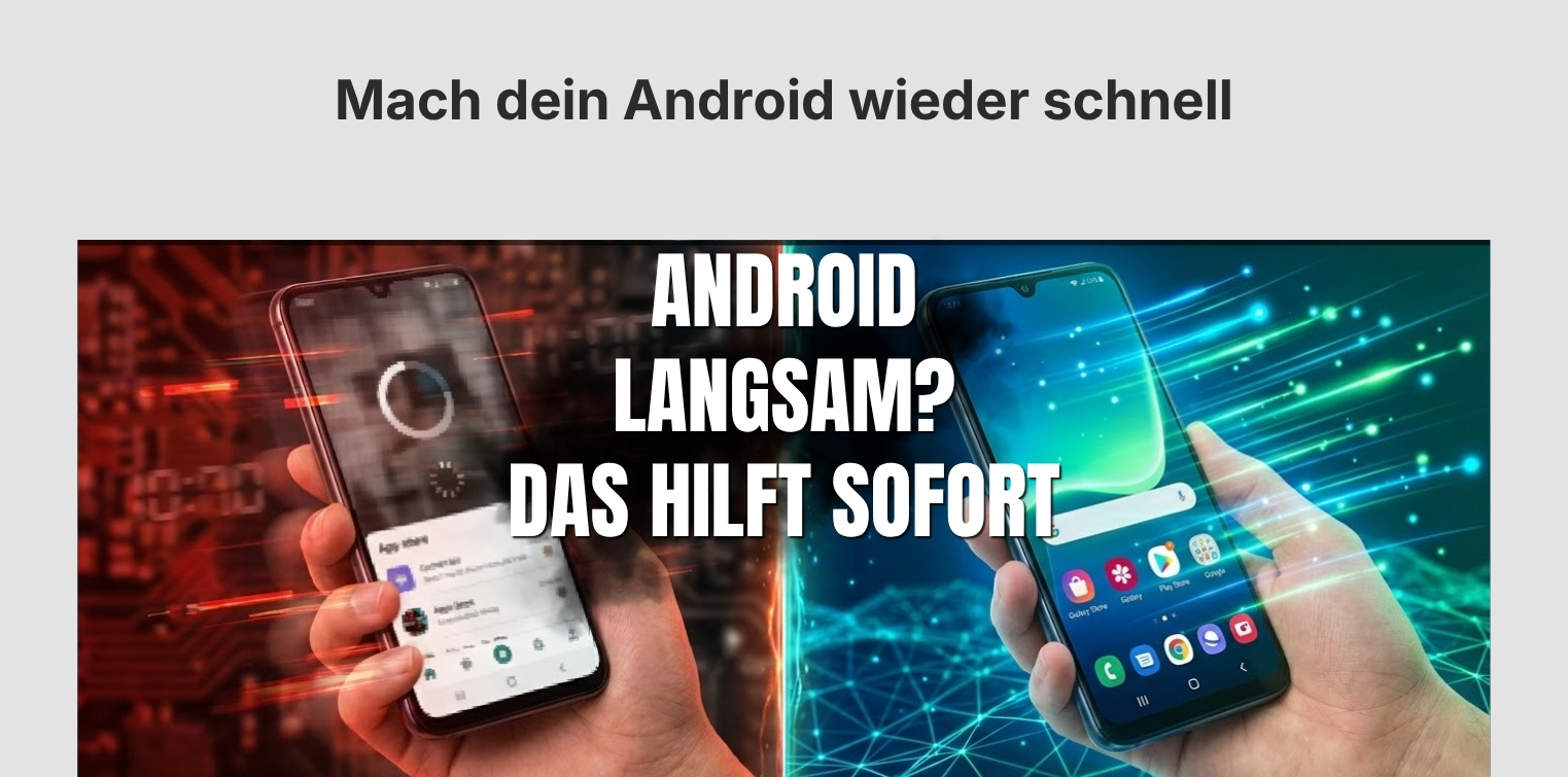 Mach dein Android wieder schnell