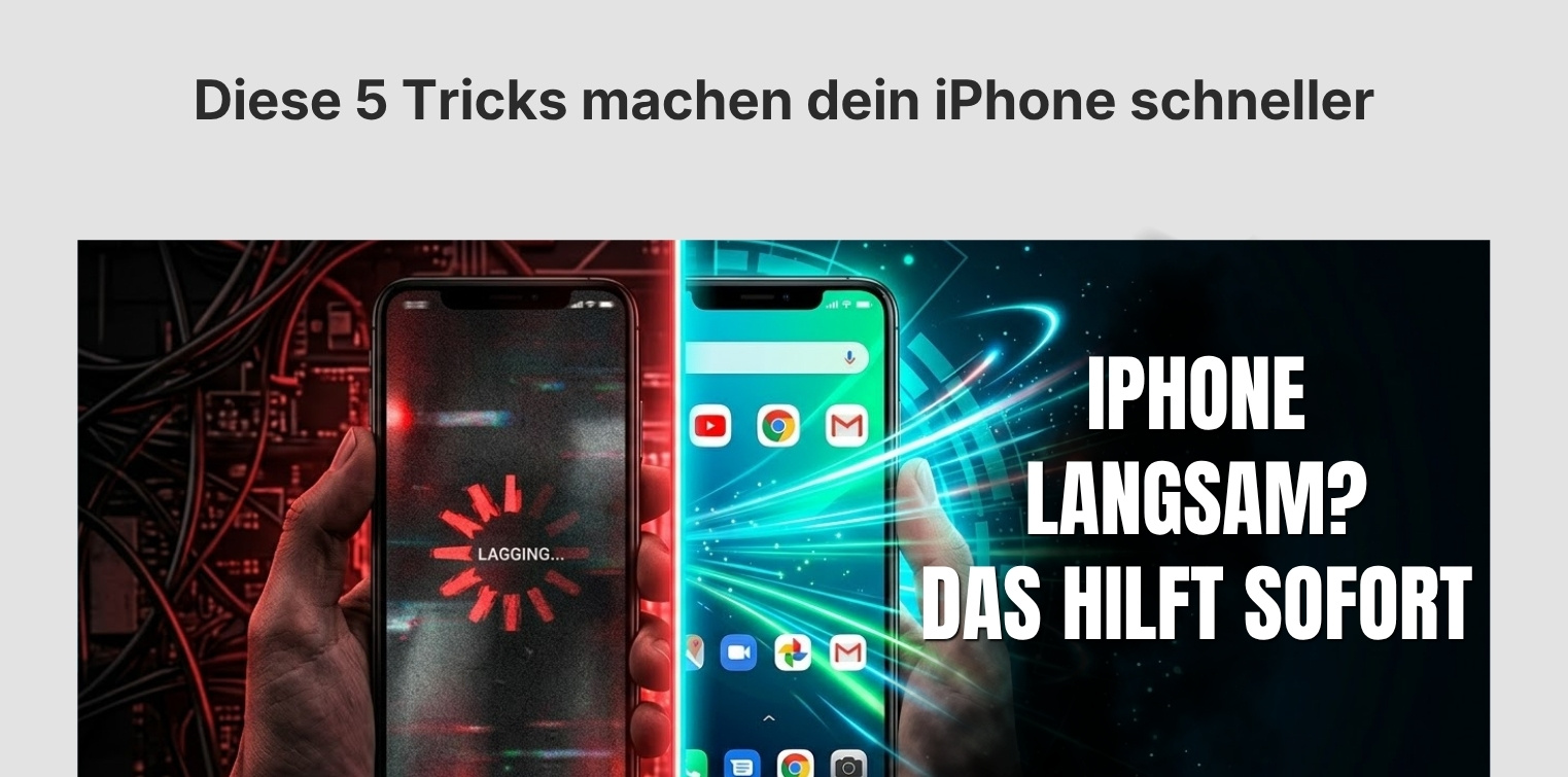 iPhone langsam Speicher und Batterie in den Einstellungen pruefen