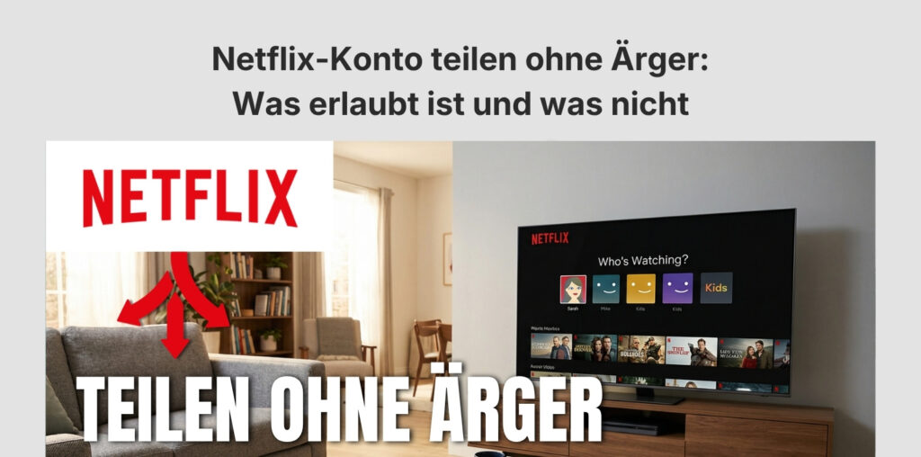 Netflix Zusatzmitglied außerhalb des Haushalts